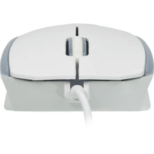 Мышь Оклик 245M белый оптическая (1000dpi) USB (3but)