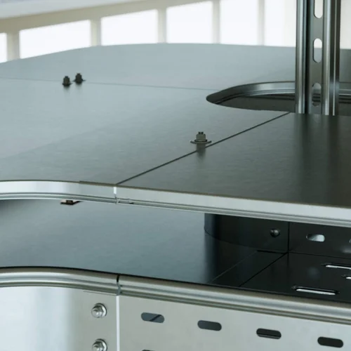 Крышка для лотка осн 100 заземл L3000 ДКС 35022