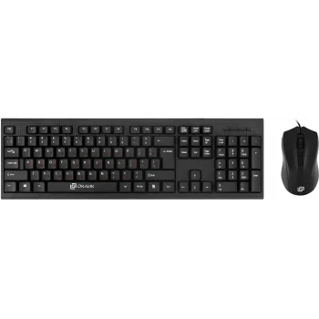Клавиатура + мышь Оклик 620M клав:черный мышь:черный USB (475652)