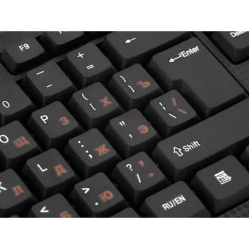 Клавиатура + мышь Оклик 620M клав:черный мышь:черный USB (475652)