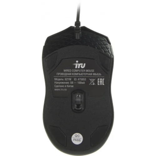 Клавиатура + мышь Оклик 621M IRU клав:черный мышь:черный USB (475653)