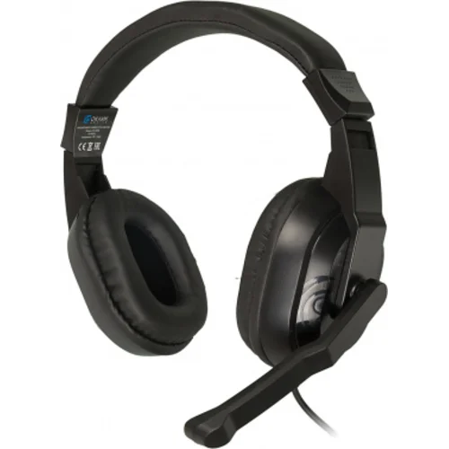 Комплект Оклик HS-HKM100G IMPERIAL (клавиатура, мышь, гарнитура) черный (489352)