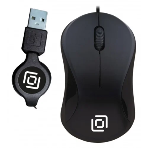 Мышь Оклик 115SR черный оптическая (1000dpi) USB для ноутбука (3but)