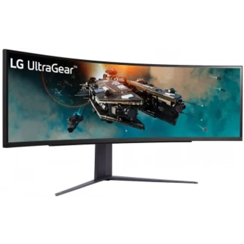 Монитор LG 49" UltraGear 49GR85DC-B черный VA LED 32:9 HDMI матовая HAS Piv 3000:1 450cd 178гр/178гр