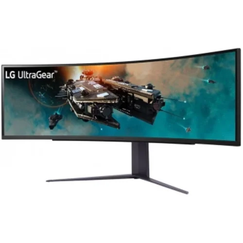 Монитор LG 49" UltraGear 49GR85DC-B черный VA LED 32:9 HDMI матовая HAS Piv 3000:1 450cd 178гр/178гр