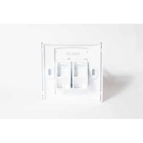 Рамка 86x86 мм, для 2 модулей Keystone, с суппортом