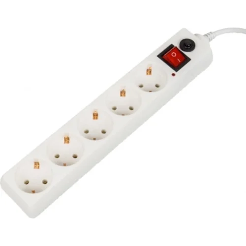 Сетевой фильтр Buro 500SH-1.8-W 1.8м (5 розеток) белый (коробка)