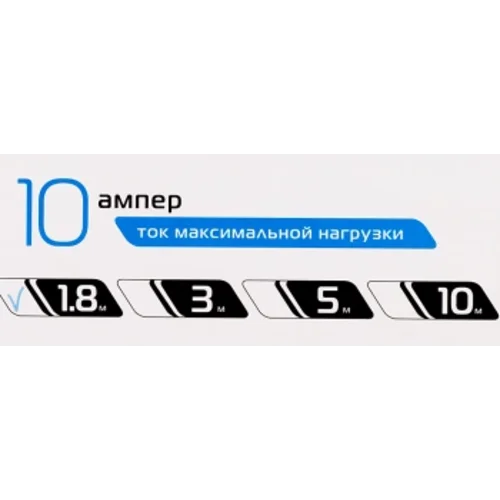 Сетевой фильтр Buro 500SH-1.8-W 1.8м (5 розеток) белый (коробка)