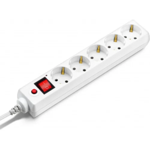Сетевой фильтр Buro 500SH-5-W 5м (5 розеток) белый (коробка)