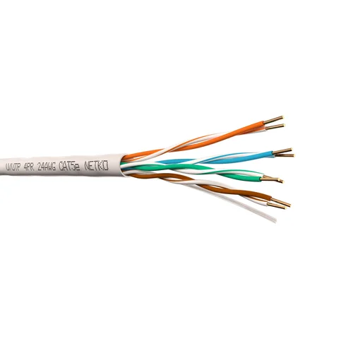 Кабель U/UTP4 cat.5e NETKO, 4 пары 24 AWG BC,PVC, indoor, 305м