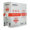 Кабель U/UTP4 cat.5e NETKO, 4 пары 24 AWG BC,PVC, indoor, 305м