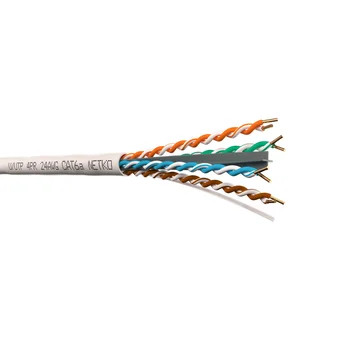 Кабель U/UTP4 cat.6a NETKO, 4 пары 23 AWG BC, PVC, indoor, 305м
