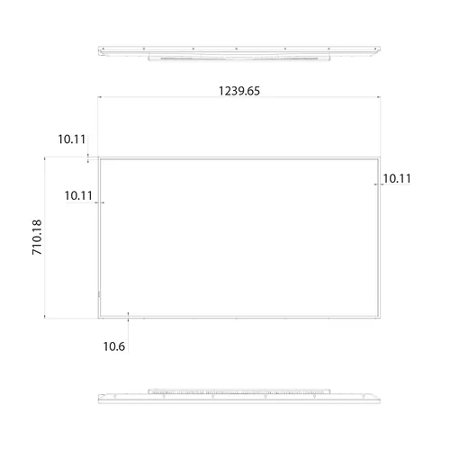 Панель Hisense 55" 55DM66D черный D-LED DID LED 8ms 16:9 HDMI матовая 1200:1 500cd 178гр/178гр 3840x