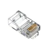 Коннектор RJ-45 (8p8c) cat.5е со сквозным отверстием EZNetko plug (8p8c) cat.5е неэкранированный
