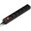 Сетевой фильтр Buro 600SH-16-3-B 3м (6 розеток) черный (коробка)