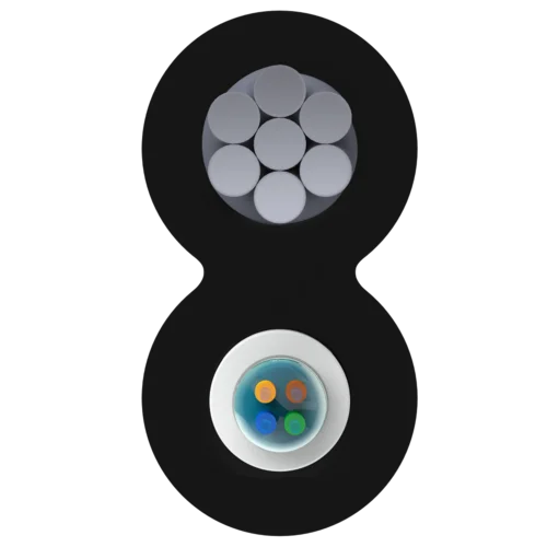 Кабель оптический Alpha Mile Mini-8, 4 волокна