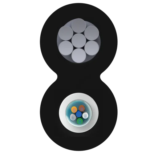 Кабель оптический Alpha Mile Mini-8, 6 волокон