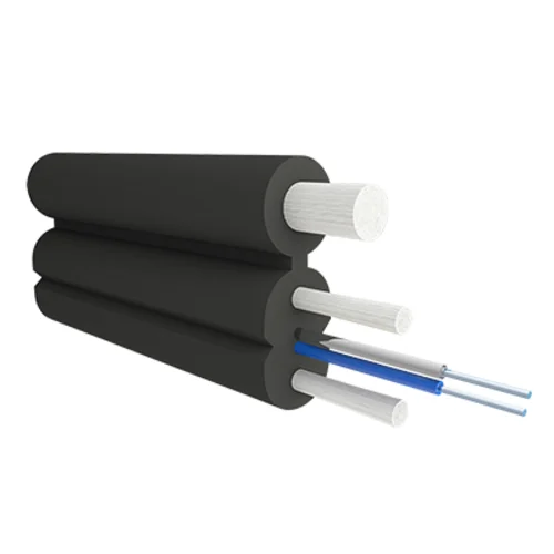 Кабель оптический Alpha Mile Flex FTTx, с дополнительным несущим элементом (FRP 1.0 мм), 02 волокна