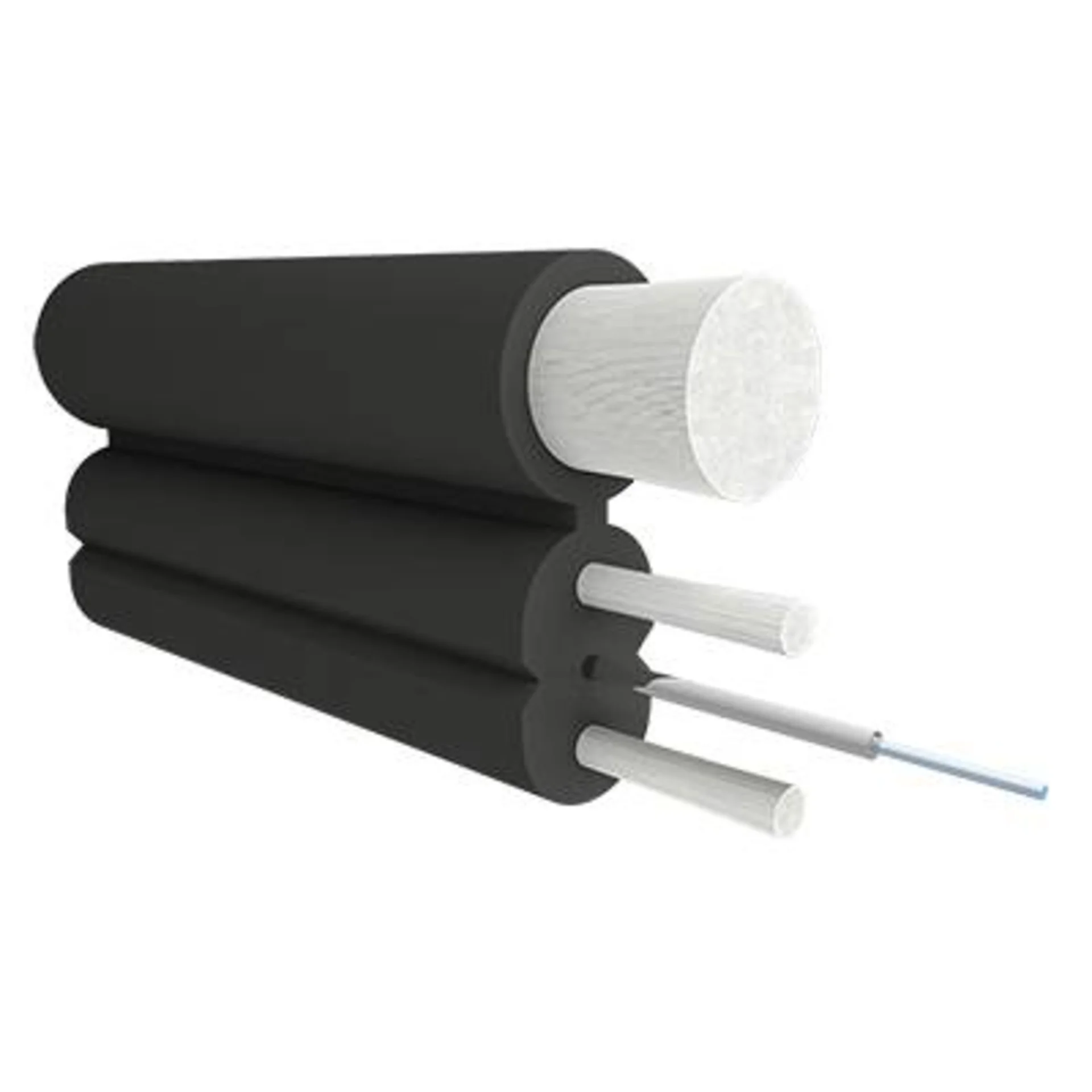 Кабель оптический Alpha Mile Flex FTTx, с дополнительным несущим элементом (FRP 1.8 мм), 01 волокно