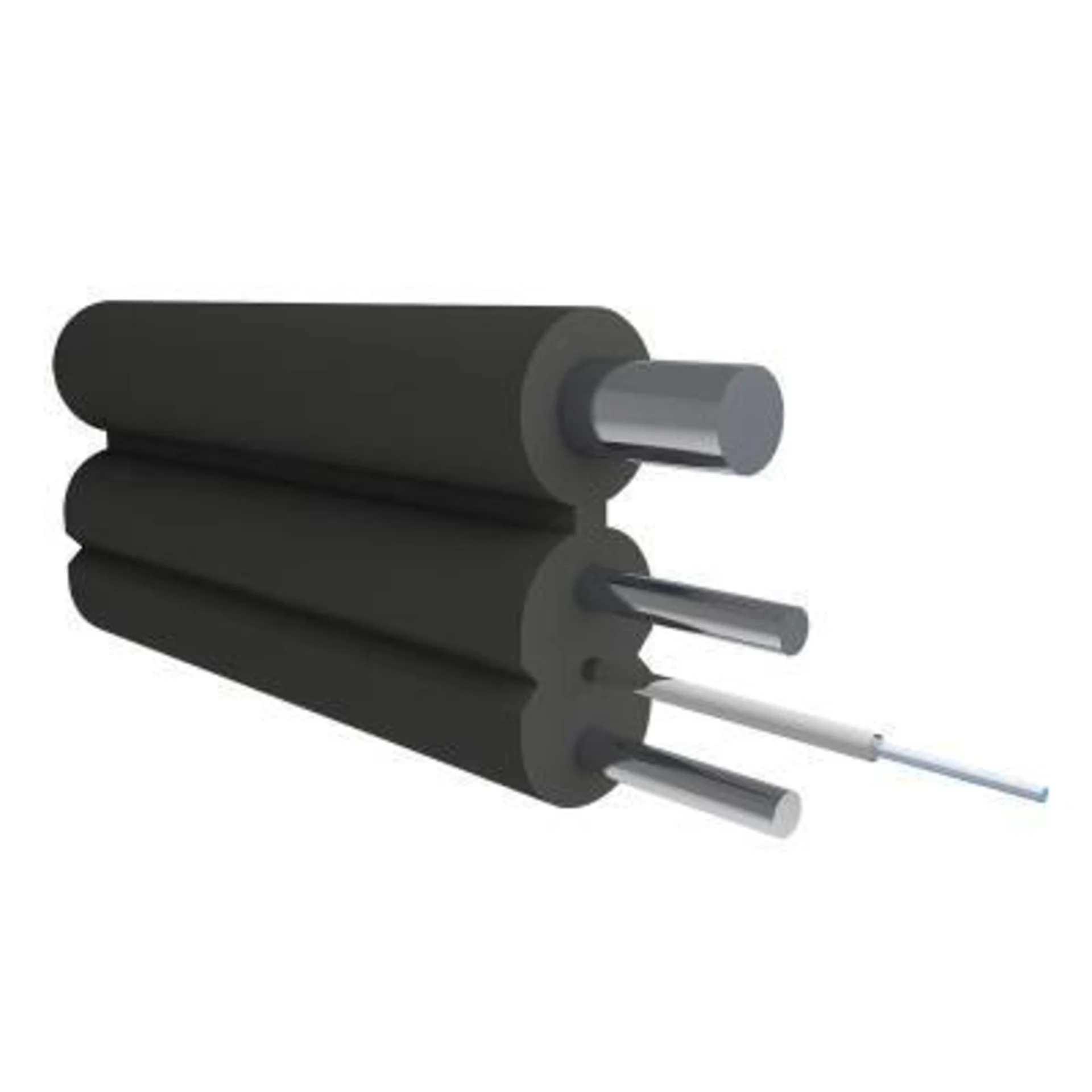 Кабель оптический Alpha Mile Flex FTTx, с дополнительным несущим элементом (проволока 1.0 мм), 1 волокно 657A1