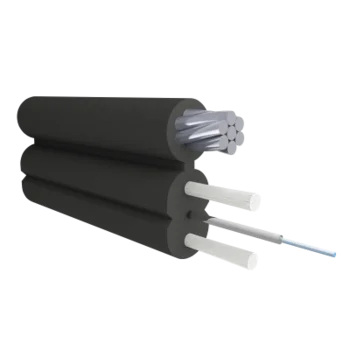 Кабель оптический Alpha Mile Flex FTTx, с дополнительным несущим элементом (трос 1.2 мм), 1 волокно 657A2