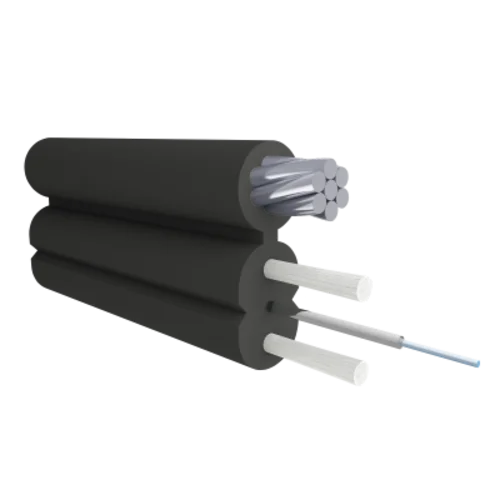 Кабель оптический Alpha Mile Flex FTTx, с дополнительным несущим элементом (трос 1.2 мм), 1 волокно 657A2