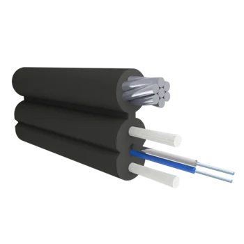 Кабель оптический Alpha Mile Flex FTTx, с дополнительным несущим элементом (трос 1.2мм), 2 волокна 657A2