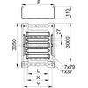 Лоток листовой перфорированный 200х110 L3050 сталь 1.5мм SKSM 120 FS OBO 6059618