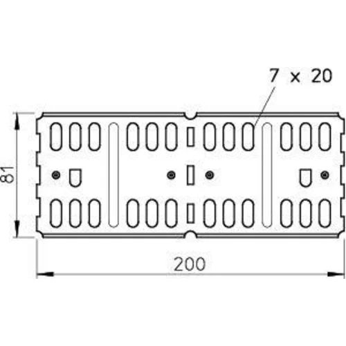 Комплект соединительный для лотка H85 RLVL 85 FS (болт+гайка) OBO 6067123