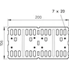 Комплект соединительный продольн. для лотка H110 RLVL 110 FS (болт+шайба+гайка) OBO 6067131