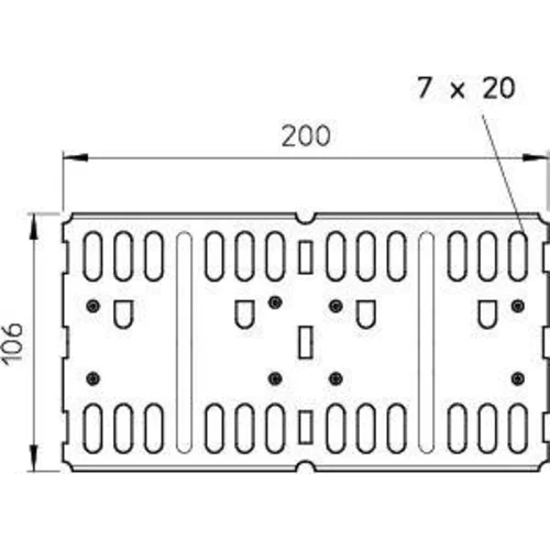 Комплект соединительный продольн. для лотка H110 RLVL 110 FS (болт+шайба+гайка) OBO 6067131
