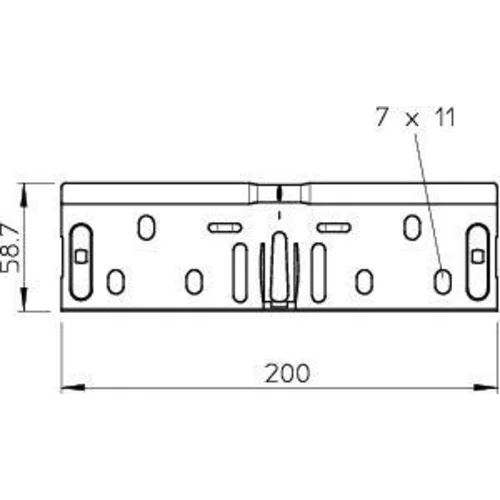 Соединитель продольный 150х60 RV 615 FS OBO 6068162