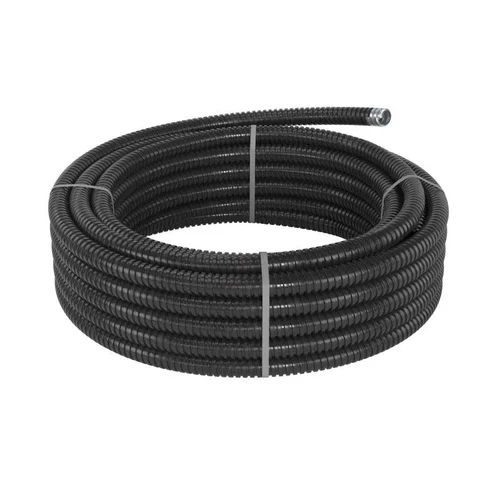 Металлорукав в ПВХ изоляции DN 12мм Dвн.12.0мм Dнар.16.0мм без протяжки черн. (уп.50м) DKC 6071R-012