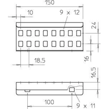 Комплект соединительный продольн. для лестн. лотка H60 LVG VA4571 OBO 6208835