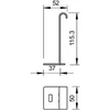 Комплект соединительный для ответв. H110 LAS 110 FT (болт+гайка) OBO 6221424