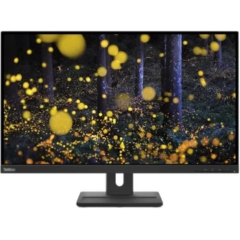 Монитор Lenovo 27" ThinkVision E27q-20 черный IPS LED 4ms 16:9 HDMI M/M матовая HAS Piv 1000:1 350cd