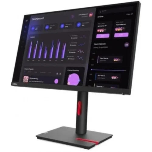 Монитор Lenovo 23.8" ThinkVision T24i-30 черный IPS LED 4ms 16:9 HDMI матовая HAS Piv 250cd 178гр/17