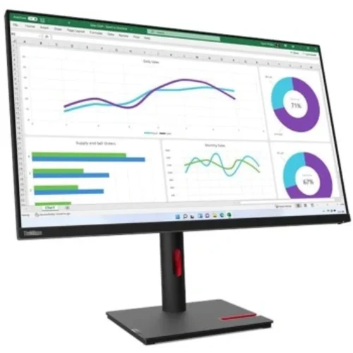 Монитор Lenovo 31.5" ThinkVision T32h-30 черный IPS LED 4ms 16:9 HDMI матовая HAS Piv 1000:1 350cd 1