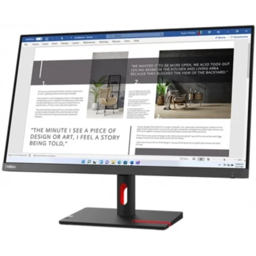 Монитор Lenovo 27" ThinkVision S27i-30 черный IPS LED 4ms 16:9 HDMI матовая 1300:1 300cd 178гр/178гр