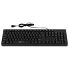 Клавиатура Оклик 100M HW3 черный USB (654570)