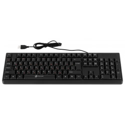 Клавиатура Оклик 100M HW3 черный USB (654570)