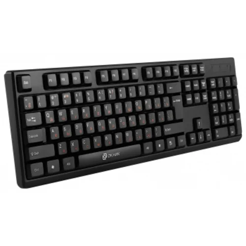Клавиатура Оклик 100M HW3 черный USB (654570)