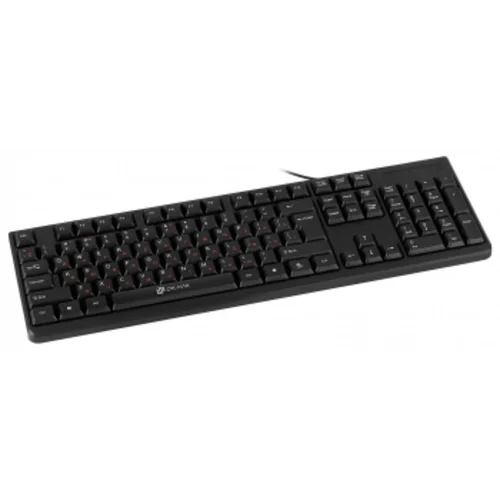 Клавиатура Оклик 100M HW3 черный USB (654570)