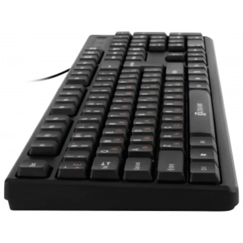 Клавиатура Оклик 100M HW3 черный USB (654570)