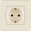 Розетка 1-м СП Inspiria 16А IP20 250В 2P+E немецк. стандарт механизм сл. кость Leg 673721