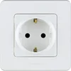 Розетка 1-м СП Inspiria 16А IP20 250В 2P+E защ. шторки немецк. стандарт механизм бел. Leg 673730