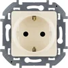 Розетка 1-м СП Inspiria 16А IP20 250В 2P+E защ. шторки немецк. стандарт механизм сл. кость Leg 67373