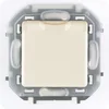 Розетка 1-м СП Inspiria 16А IP44 250В 2P+E защ. шторки с крышкой немецк. стандарт механизм сл. кость