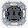 Розетка 1-м СП Inspiria 16А IP44 250В 2P+E защ. шторки с крышкой немецк. стандарт механизм сл. кость