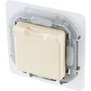 Розетка 1-м СП Inspiria 16А IP44 250В 2P+E защ. шторки с крышкой немецк. стандарт механизм сл. кость